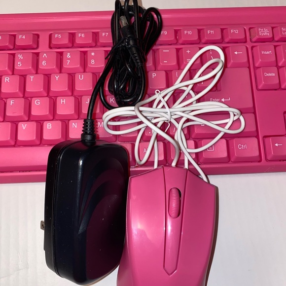 Pink PC computer, Keyboard and Mouse Set - Picture 9 of 13
